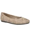 Easy Street Women's Jackie Slip-on Ballet Flats In Natural