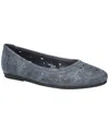 Easy Street Women's Jackie Slip-on Ballet Flats In Navy
