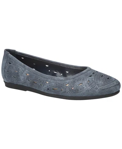 Easy Street Women's Jackie Slip-on Ballet Flats In Navy