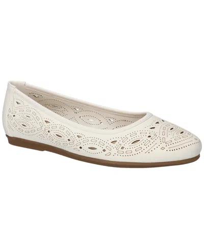 Easy Street Women's Jackie Slip-on Ballet Flats In White