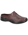 Easy Street Women's Janalee Comfort Mules Flats In Brown Woven Embossed