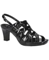 Easy Street Women's Jetty Dress Heel Sandals In Black Patent