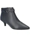 Easy Street Jinx Pointed Toe Kitten Heel Bootie In Black