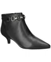 Easy Street Jinx Pointed Toe Kitten Heel Bootie In Black
