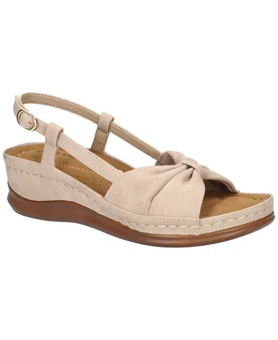 Easy Street Women's Jupiter Comfort Buckle Slingback Sandals In Natural