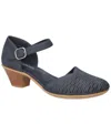Easy Street Women's Justina Block Heel Sandals In Navy