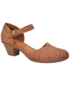 Easy Street Women's Justina Block Heel Sandals In Tan