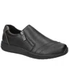 Easy Street Karol Zip Sneaker In Black