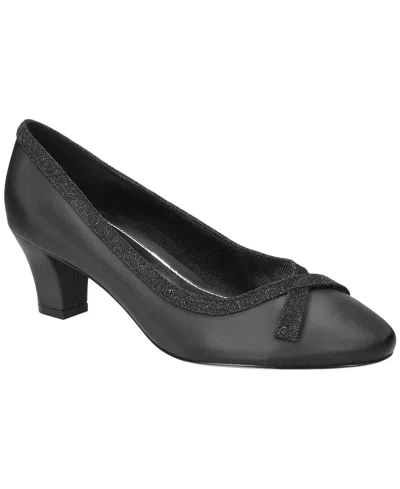 Easy Street Women's Kata Round-toe Slip-on Pumps In Black