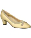 Easy Street Women's Kata Round-toe Slip-on Pumps In Yellow