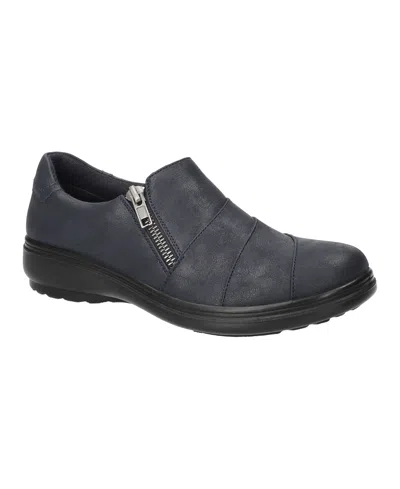 Easy Street Women's Keekay Round Toe Flats In Black