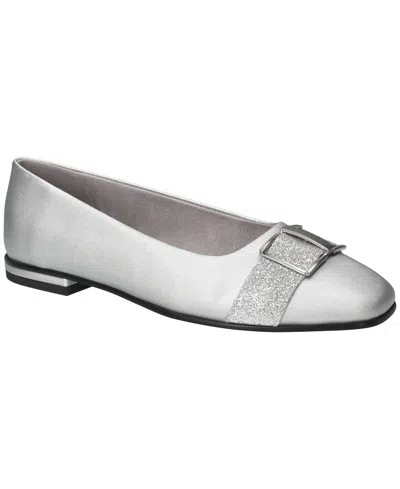 Easy Street Women's Keely Square Toe Ballet Flats