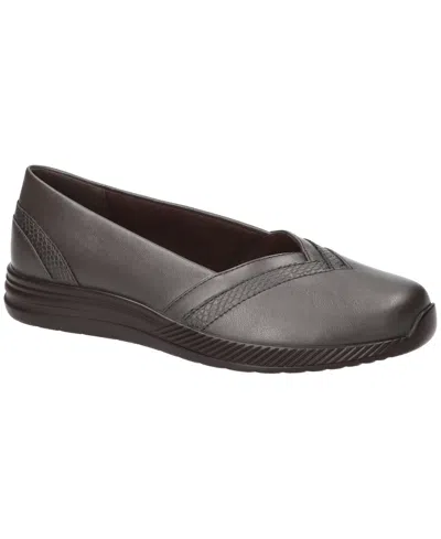 Easy Street Women's Keira Comfort Slip-on Ballet Flats In Brown