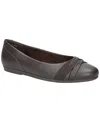 Easy Street Women's Kylie Comfort Ballet Flats In Brown