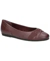 Easy Street Women's Kylie Comfort Ballet Flats In Burgundy
