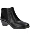 Easy Street Womens Langley Block Heel Booties In Black