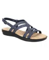 Easy Street Women's Lobo Comfort Sandals In Navy