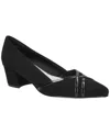 EASY STREET WOMEN'S LOTUS BLOCK HEEL PUMPS