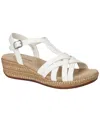 Easy Street Women's Lua Wedge Heel Sandals In White