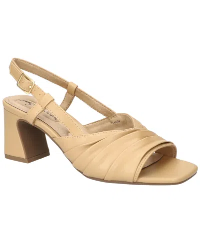 Easy Street Women's Lucie Square Toe Sandals In Beige