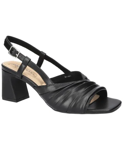 Easy Street Women's Lucie Square Toe Sandals In Black