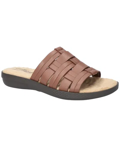 Easy Street Women's Maha Comfort Slide Sandals In Tan
