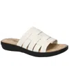 Easy Street Maha Slide Sandal In White