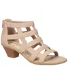 Easy Street Women's Marg Gladiator Block Heel Sandals In Sand