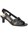 Easy Street Women's Meghan Slingback Heeled Sandals In Black