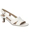 Easy Street Meghan Slingback Sandal In White