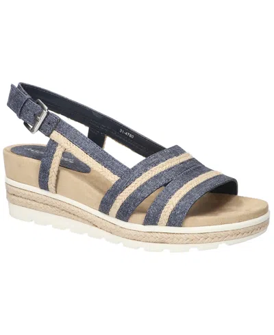 Easy Street Women's Mel Wedge Heel Sandals In Jeans