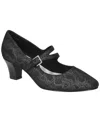 Easy Street Women's Meryl Mary Jane Pumps In Black Lace