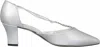 Easy Street Women's Moonlight Evening Pumps In Silver Satin