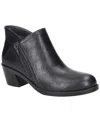 Easy Street Ryalee Womens Faux Leather Round Toe Booties In Navy