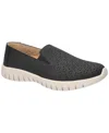 Easy Street Fresh Perforated Slip-on Sandal In Black