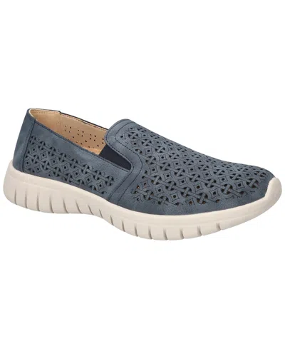 Easy Street Women's Mosaic Slip-resistant Sneakers In Navy