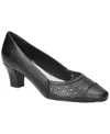 Easy Street Women's Neva Comfort Dress Heel Pumps In Black