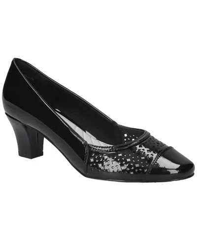 Easy Street Women's Neva Comfort Dress Heel Pumps In Black Patent