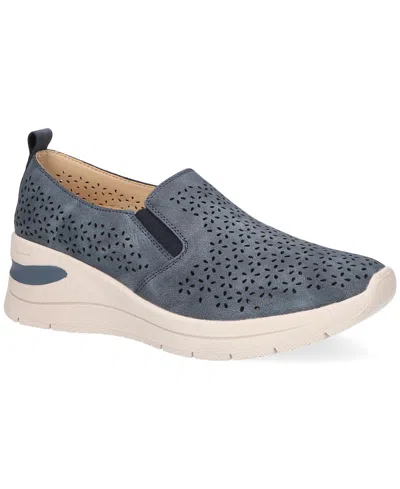 Easy Street Women's Nottingham Slip-on Sneakers In Blue