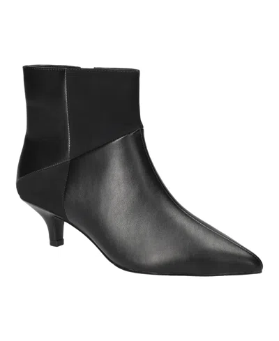 Easy Street Women's Nyla Ankle Dress Booties In Black