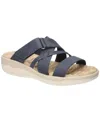 Easy Street Women's Paola Comfort Platform Sandals In Navy