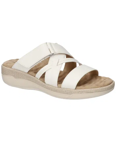 Easy Street Women's Paola Comfort Platform Sandals In White