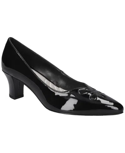 Easy Street Women's Pat Dress Heel Pumps In Black Patent