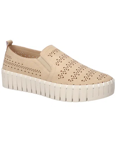 Easy Street Women's Peppy Slip-on Platform Sneakers In Natural