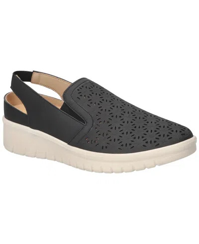 Easy Street Women's Petal Comfort Slip-on Flats In Black