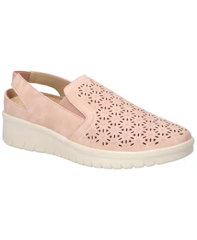 Easy Street Women's Petal Comfort Slip-on Flats In Blush