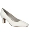 Easy Street Women's Poet Square Toe Pumps In White