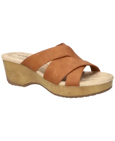 Easy Street Women's Ren Slip-resistant Sandals In Tan