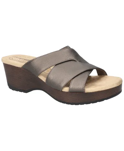 Easy Street Women's Ren Slip-resistant Sandals In Pewter