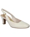 Easy Street Women's Ritsa Square Toe Slingback Pumps In Bone